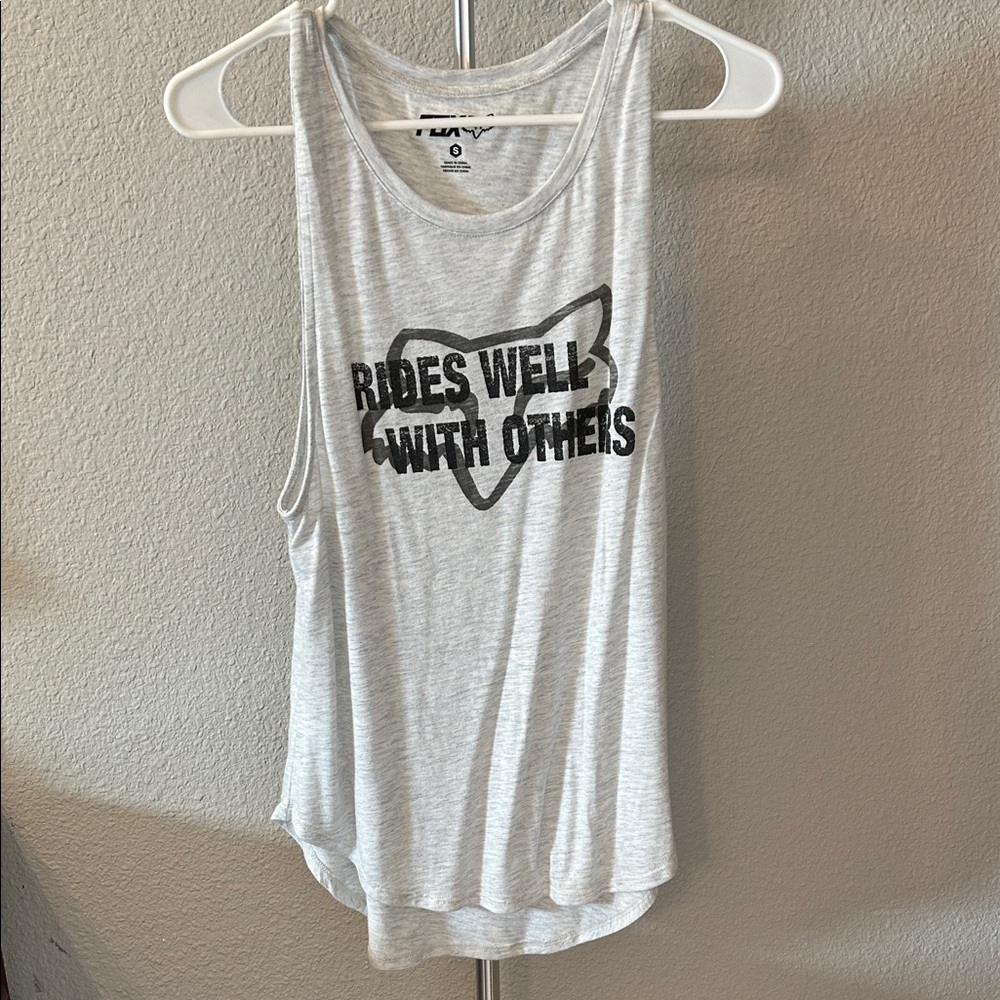 Women's Fox Racing Gray Tank Top